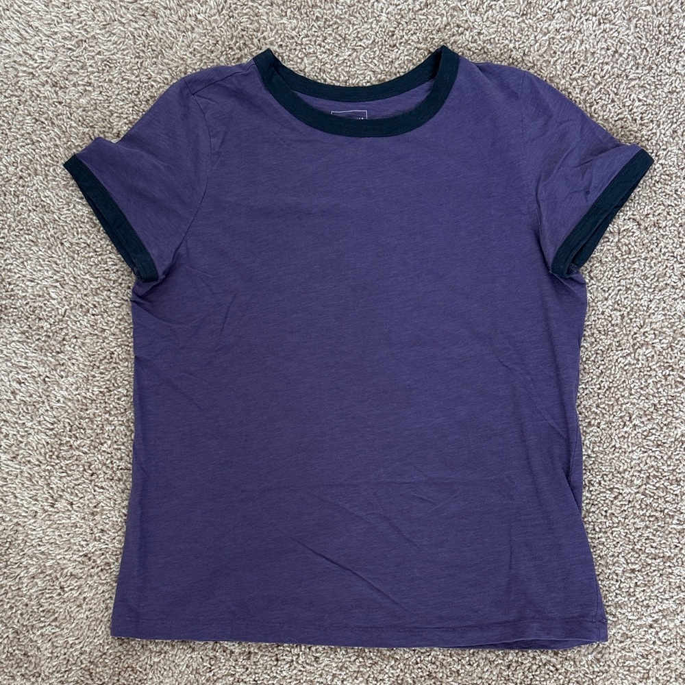 Sonoma Purple Kids Tee with Black Accents